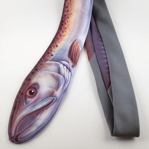 Vintage 1986 "King Salmon" tie by Ralph Marlin